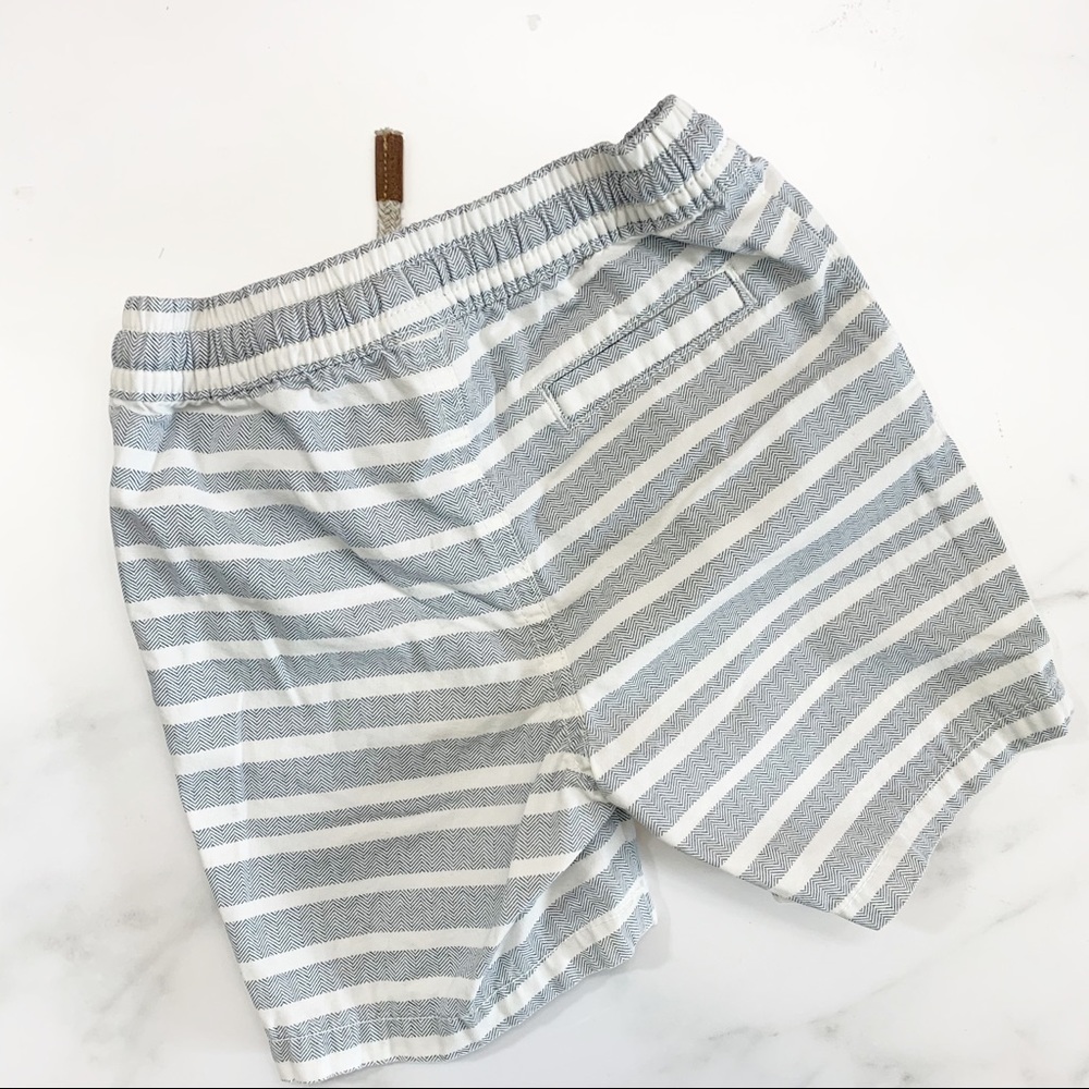Blue and white striped shorts - Picture 2 of 3